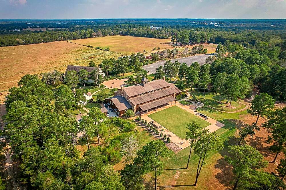 The 22-acre estate from above